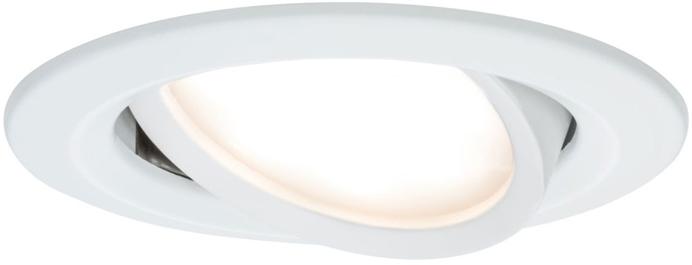 Paulmann 938.64 lampa do zabudowy LED Coin Slim IP23 okrągły 6,8 W biały -częściowy zestaw tryb. IP23 93864