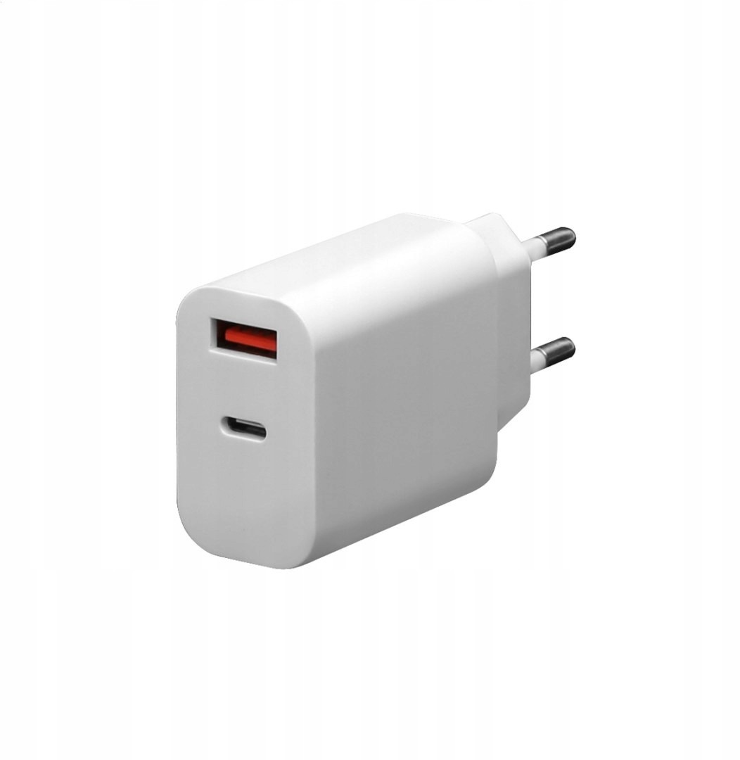 Фото - Зарядний пристрій Platinet Ładowarka sieciowa 230V  1xUSB-A 5V/2,4A + 1xUSB-C 5V/3A 9V/3A 12V 