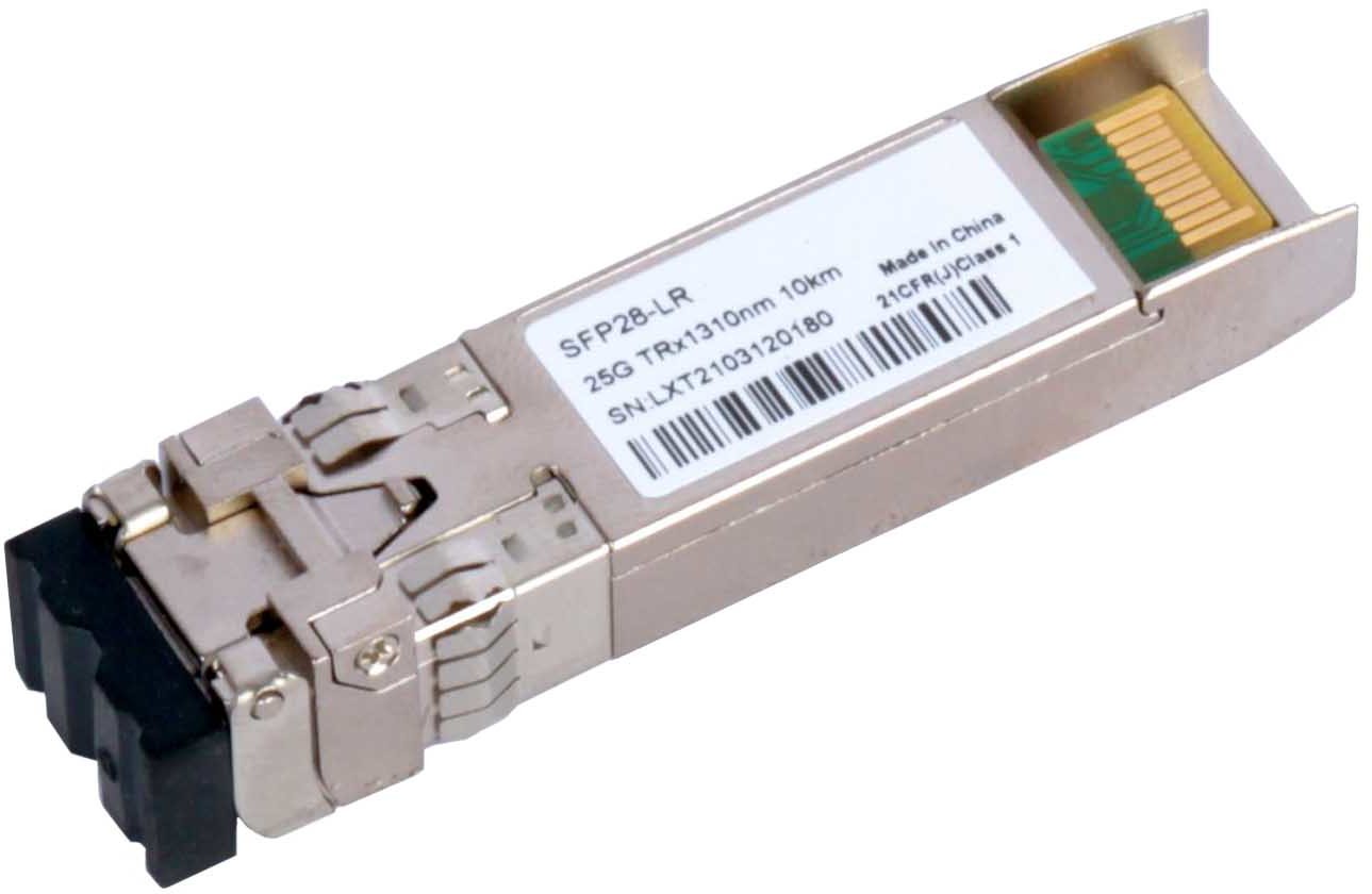 Option Option SFP28 Dual 25Gbps SM LC 15dB 10km TX1310 DDM SFP28-LR