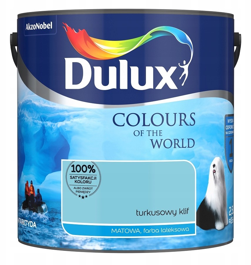 Dulux Farba Dulux Kolory Świata- turkusowy klif, 2.5l