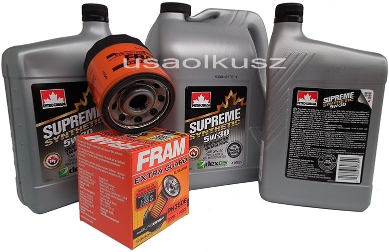 Petro-Canada Filtr oraz syntetyczny olej 5W30 Cadillac CTS 5,7 2004-2005 5W30+PH3506