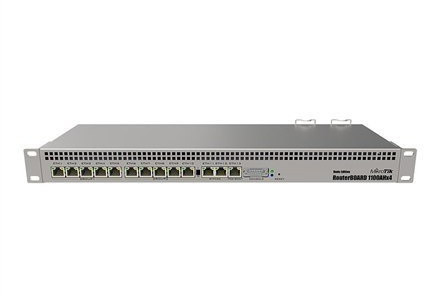 MikroTik Router Switch RB1100AHx4 Dude Edition 10/100/1000 Mbit/s Ethernet LAN RJ-45) ports 13 2x M.2 2x SATA3 Quad Core 1