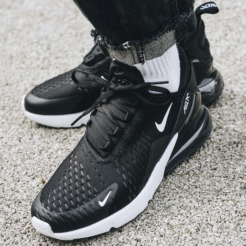 Nike Nike Air Max 270 (GS) Młodzieżowe Czarne (943345-001)