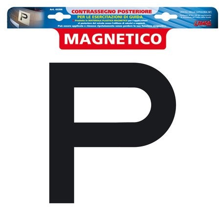 Lampa Dźwięk magnetycznych oznakowanie lub z tyłu 30 X 30 mm 65356