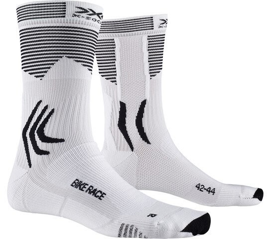 X-Socks XBIONIC Skarpetki rowerowe BIKE RACE biało-czarne
