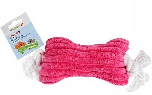 Kość pluszowa ze sznurem Błękitny