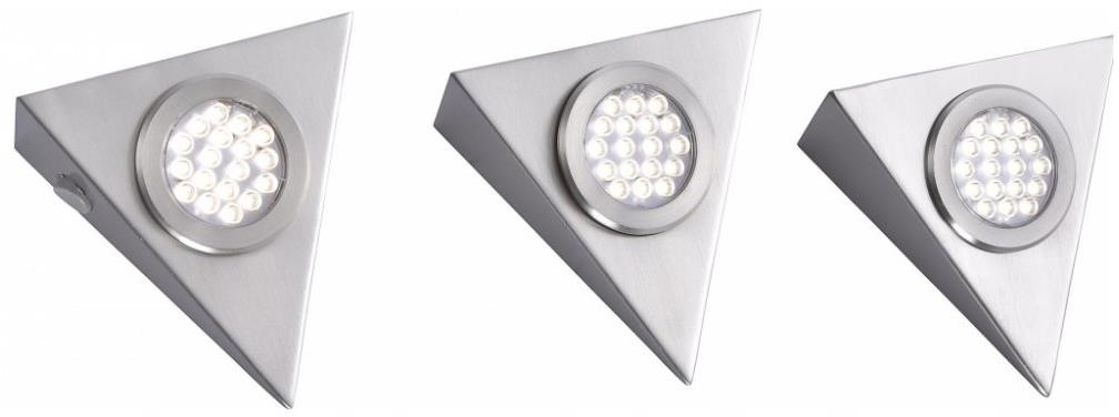 Paul Neuhaus L1116-55-3 - SET 3x LED Oświetlenie mebli CARLOS LED/2,5W/230V