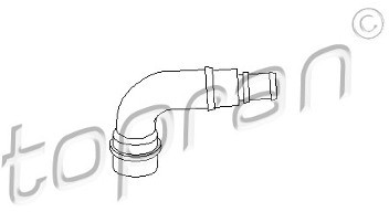 TOPRAN Przewód odpowietrzający  TOPRAN 111 158