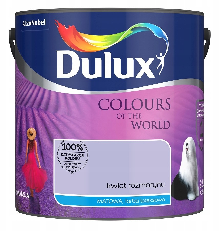 Dulux Farba Dulux Kolory Świata- kwiat rozmarynu, 2.5l