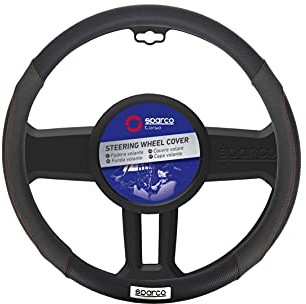 Sparco SPC1113BK pokrowiec na kierownicÄ C1113 czarny uniwersalny samochód SPC1113BK