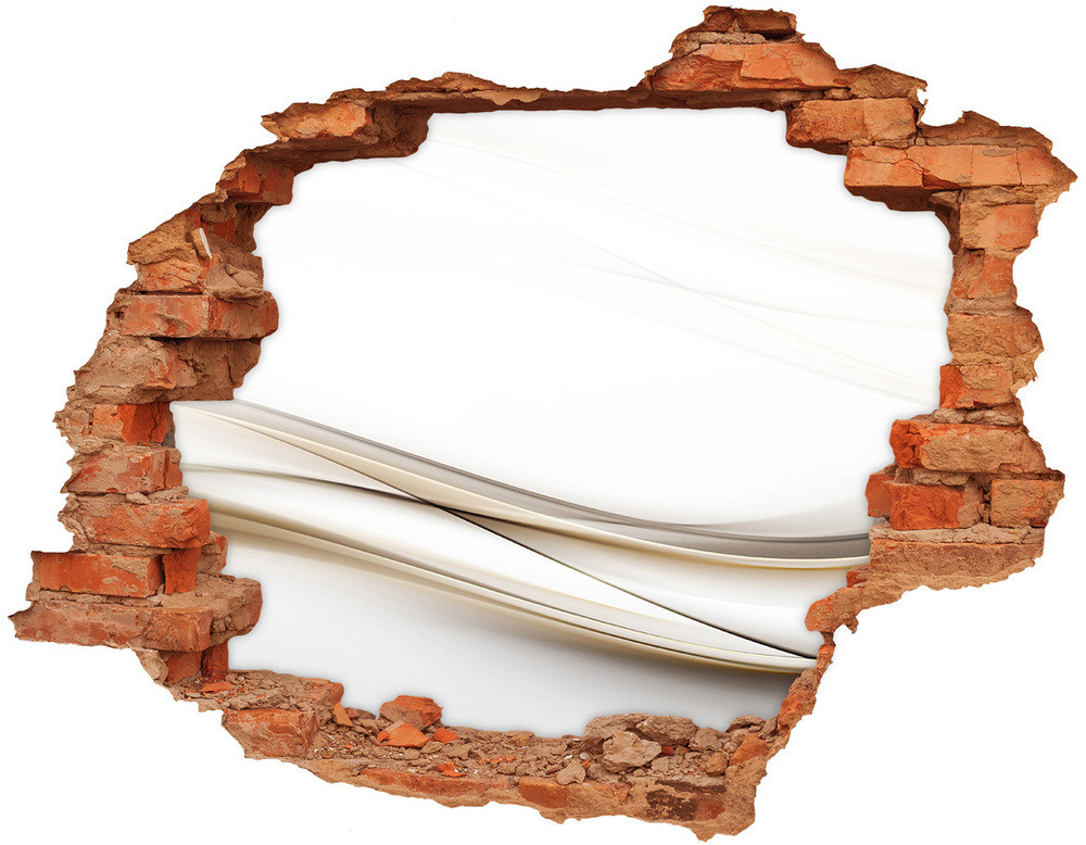Wallmuralia.pl Dziura 3d fototapeta naklejka Abstrakcja fale