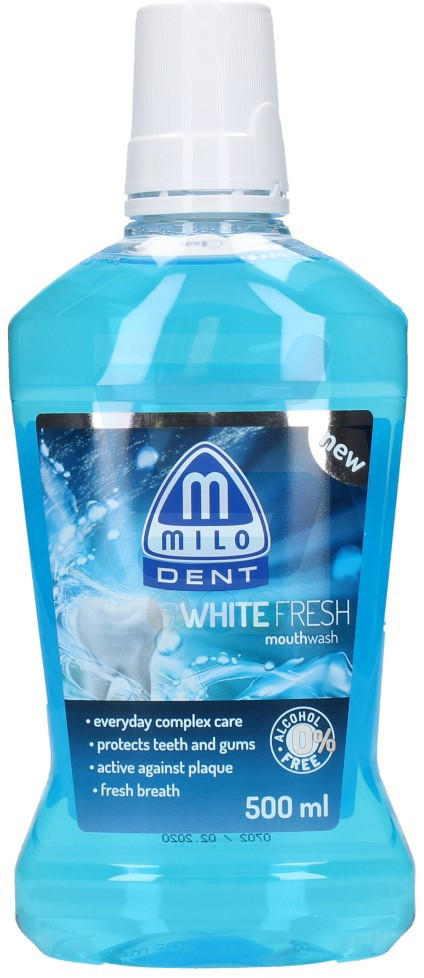 Milo Dent Płyn do płukania jamy ustnej White Fresh 500 ml