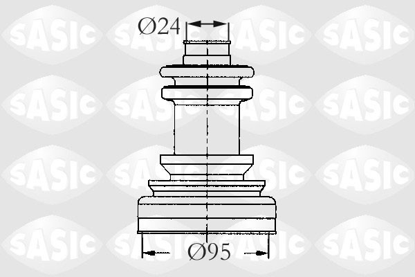SASIC OSŁONA PRZEGUBU 2933423 ZEW J5