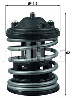 BEHR Tronik TX16387D termostat, płyn chłodzący TX 163 87D