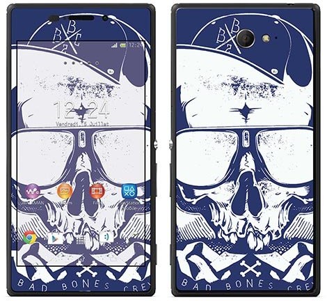 Sony Royal Sticker Royal tatuaż ścienny RS. 73229 samoprzylepny do Xperia M2 z motywem Thug RS.73229