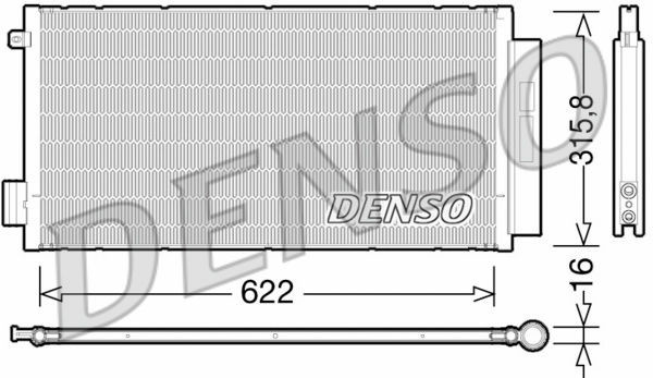 DENSO Skraplacz, klimatyzacja DCN09044