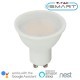 V-TAC Żarówka LED 4.5W GU10 SMART WiFi RGB+WW+CW VT-5164 RGB+2700K-6400K 290lm SKU 2757