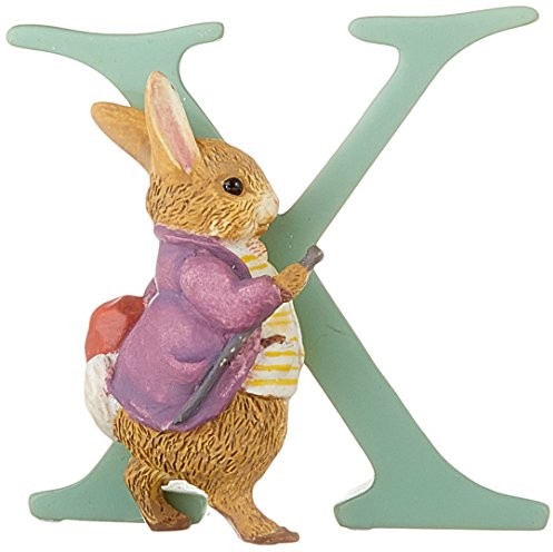 ENESCO Beatrix Potter figurka Benjamin Bunny, litera X A5016