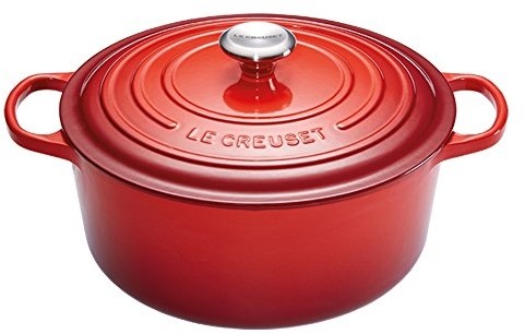 Le Creuset Signature Brytfanna żeliwna okrągła wiśniowa średnica: 24 cm 21177240602430