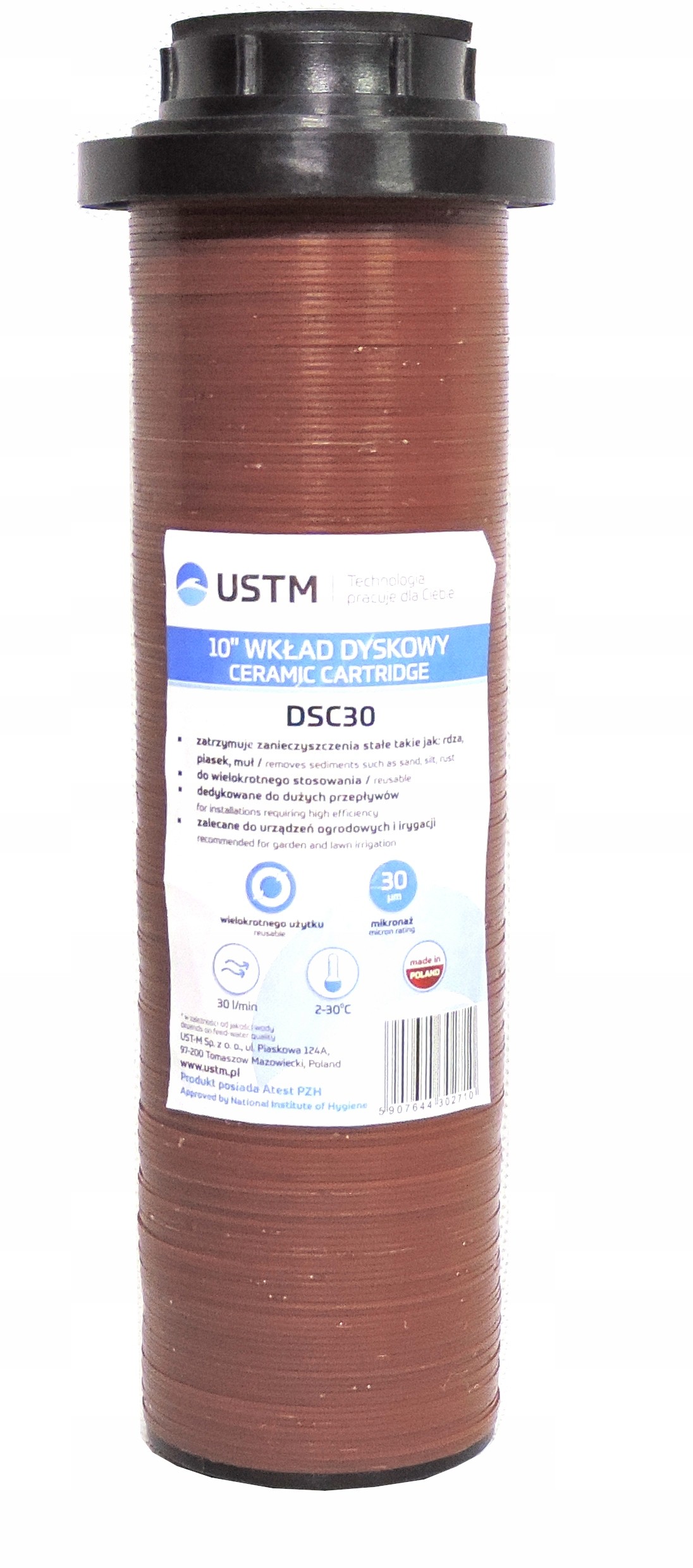 Ustm Filtr Do Wody DSC30 Wkład Dyskowy 10'''