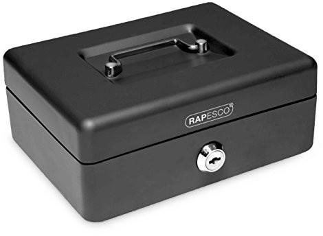Rapesco sb0012b1 pieniądze miski (metalowym, 30 cm) Czarny SB0012B1