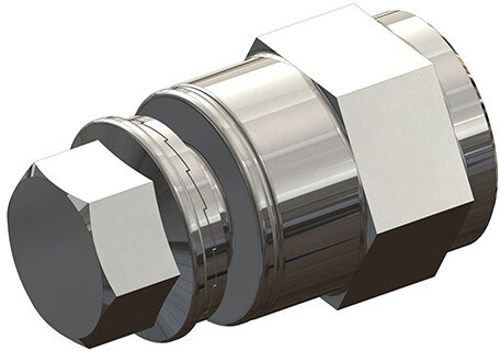 Croozer Adapter nakrętek osiowych M10x1, silver 2021 Akcesoria do przyczepek 122000715