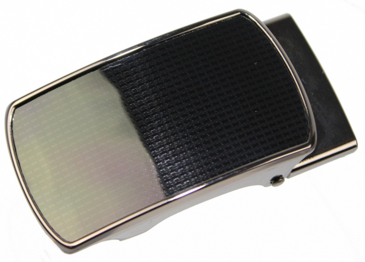 Pas-Max (PL) Klamra Do Paska Męskiego Wizytowego Z Mechanizmem Samozaciskowym CZARNA AUTOMAT/SAMOZACISK Garnitur 35 mm KASZ35/6