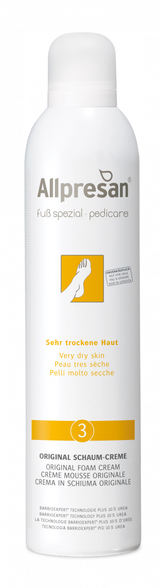 Allpresan Pedicare 3 Krem w Piance do Stóp z 10% Mocznikiem 300ml