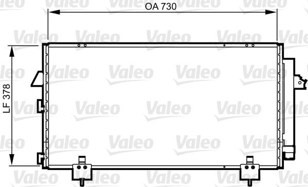 VALEO skraplacz 814218