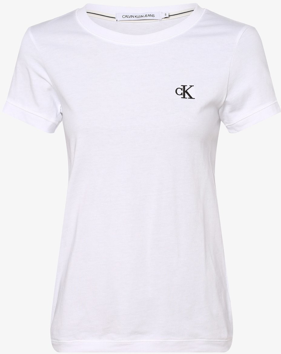Calvin Klein Jeans Jeans - T-shirt damski, biały