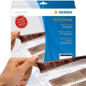 Herma Negativhüllen transparent 4 Filmstreifen klar 100 St. - 7769