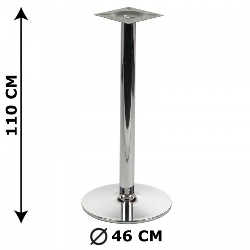 STEMA - NY Podstawa stolika NY-B005, wysokość 110 cm, chromowana NY-B005/46/110