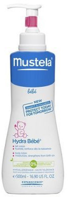 Laboratoires Expanscience POLSKA SP. Z O.O. MUSTELA BEBE HYDRA mleczko do ciała 500ml