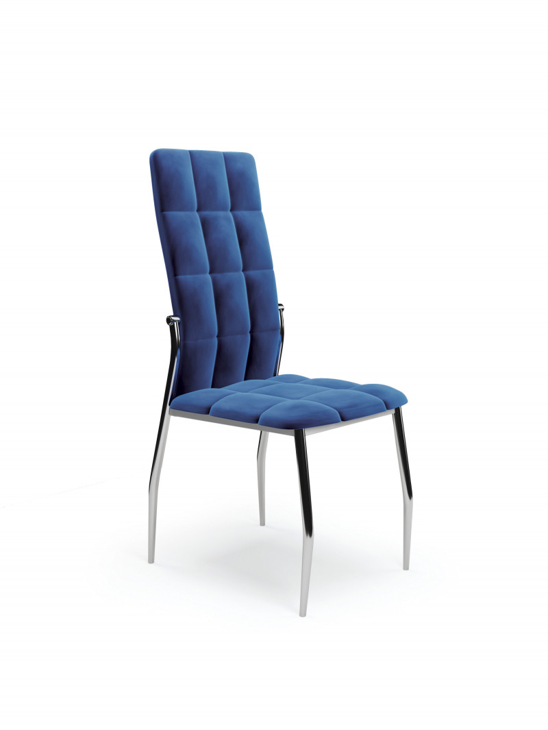 Halmar K416 krzesło granatowy velvet (1p=1szt)