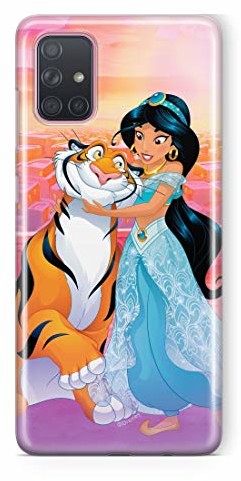 Disney ERT GROUP Oryginalne etui na telefon komórkowy Jasmine & Rajah 001 SAMSUNG A71 Phone Case Cover DPCJASMINRAJ107