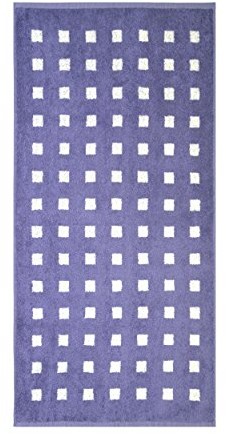 Karo Dyckhoff 0843640400 ręcznik kąpielowy, bawełna, niebieska, 140 x 70 cm 843640400