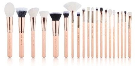 Jessup Jessup T442 Zestaw 20 pędzli do makijażu Peach puff/rose gold 44630-uniw