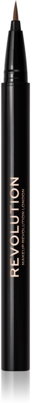 Makeup Revolution Hair Stroke Brow Pen tusz do brwi w pisaku odcień Light Brown 0,5 ml