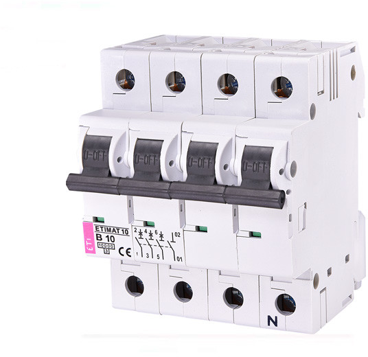 Schneider Wyłącznik-nadprądowy-3P+N-C-10A-10kA-ETIMAT10 2136714
