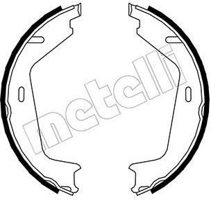 METELLI Zesatw szczęk hamulcowych, hamulec postojowy 53-0479