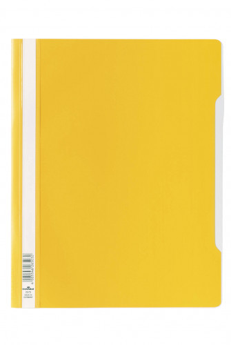 Durable Skoroszyt standardowy A4 twardy / żółty 257004