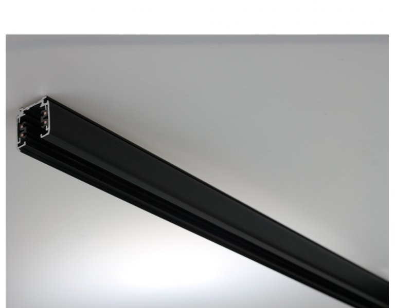 Light&More LM SZYNOPRZEWÓD 3F TRÓJFAZOWY NATYNKOWY SYSTEMOWY CZARNY MAT 1m 230V LED LM SZYNOPRZEWÓD TRACK/1 BK