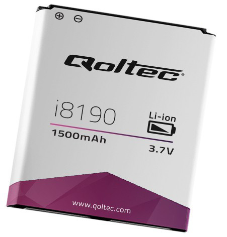 Qoltec Bateria do smartfona Samsung Galaxy SIII I8190, 1500mAh | 3pin 52049.I8190