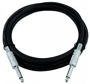 OMNITRONIC Cable 6,3 plug to 6,3 plug 10,0m 3021151N