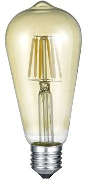 Trio Leuchten szklany Filament źródeł światła LED E27 6 W, 2700 K, 420 LM 987 679 987-679
