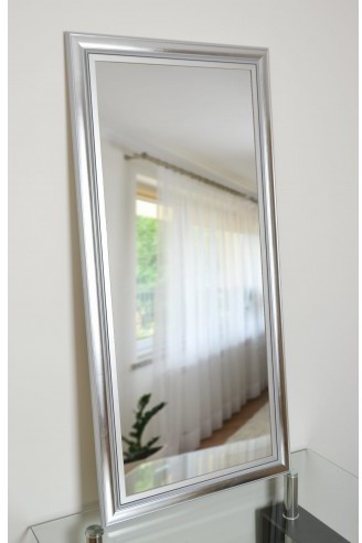 Łukasz Ochwat Alfaram Lustro w bogatej ramie z dekoracyjnym paskiem 8004 - kolor ramy do wyboru, Lustro w ramie: 100x200