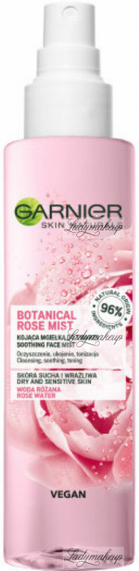 Garnier SKIN NATURALS - BOTANICAL ROSE MIST - Kojąca mgiełka do twarzy - 150 ml GARD101