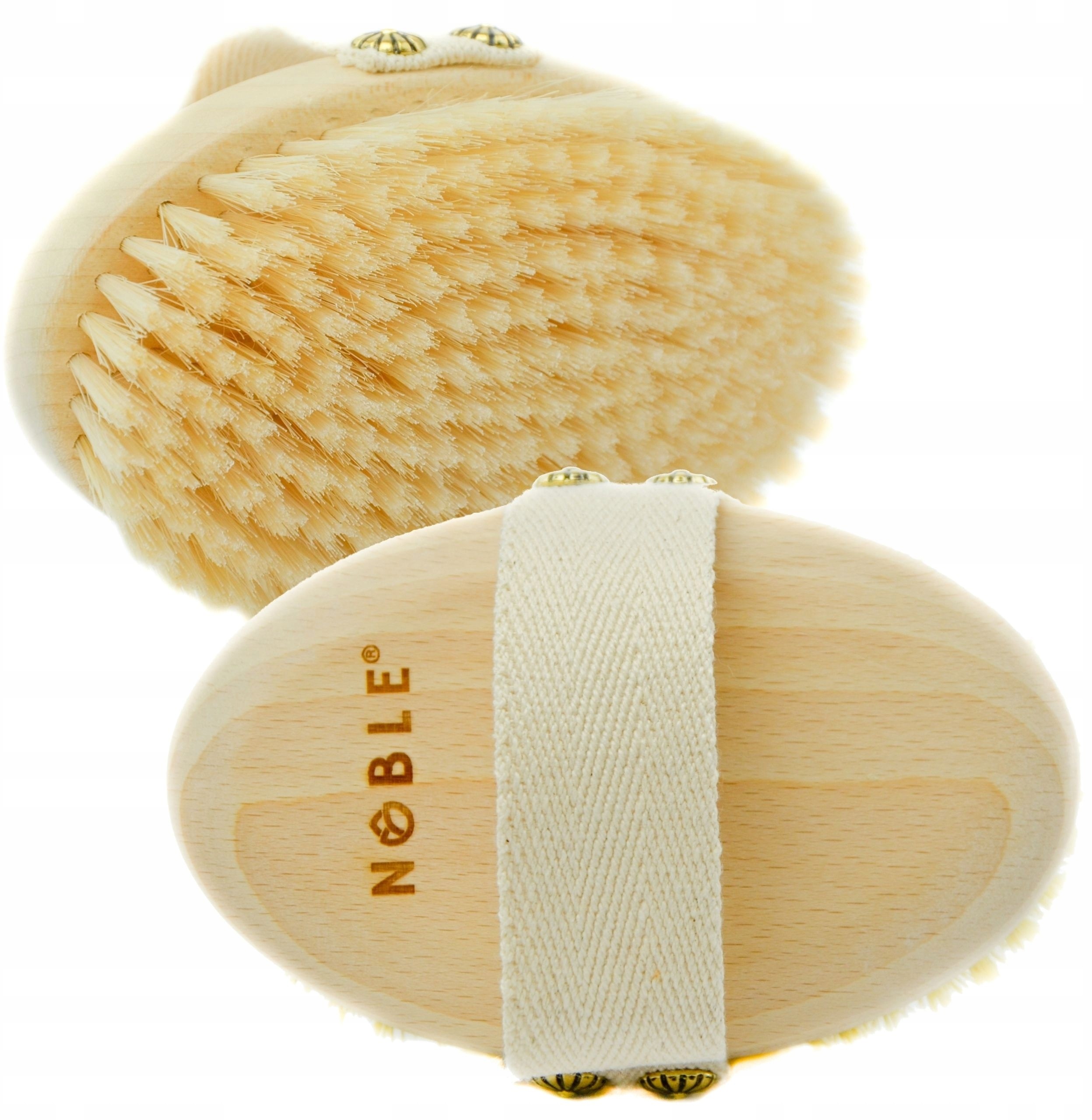 Szczotka do masażu na sucho szczecina naturalna Pl