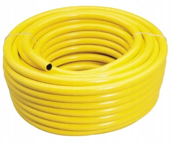 Wąż Ogrodowy Zbrojony Żółty 50m 1/2 Do Podlewania