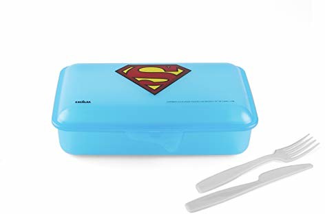 Excelsa Excelsa Superhelden pojemnik na lunch Superman, polipropylen, jasnoniebieski, 22 x 13 cm 63336